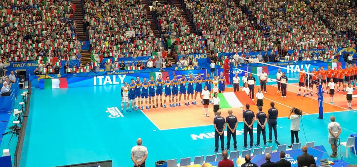 Pedrali unterstützt die Herrenvolleyball-wm